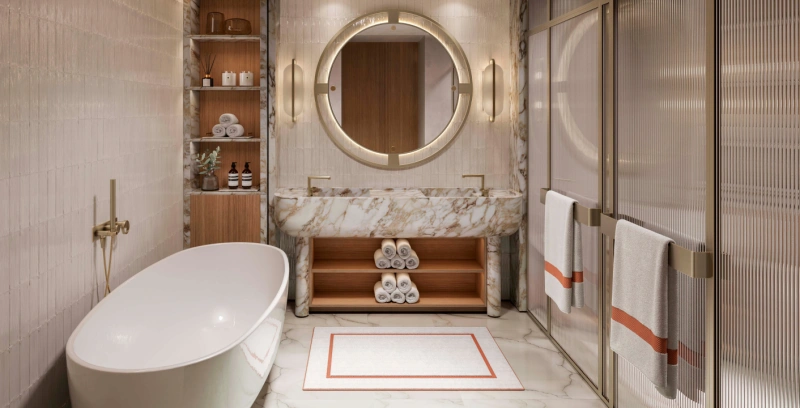 Wohnen am Strand in einem 2-Schlafzimmer-Superluxus-Apartment