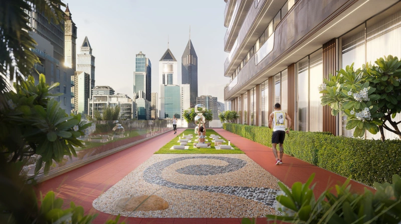 1-Schlafzimmer-Wohnung in "EVERGR1N HOUSE2"