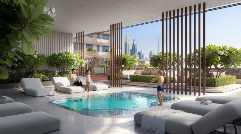 1-Schlafzimmer-Wohnung in "EVERGR1N HOUSE2"