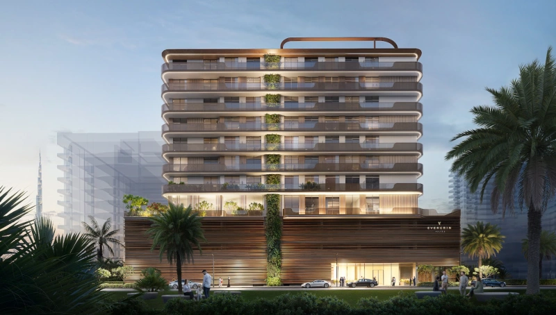 1-Schlafzimmer-Wohnung in "EVERGR1N HOUSE2"