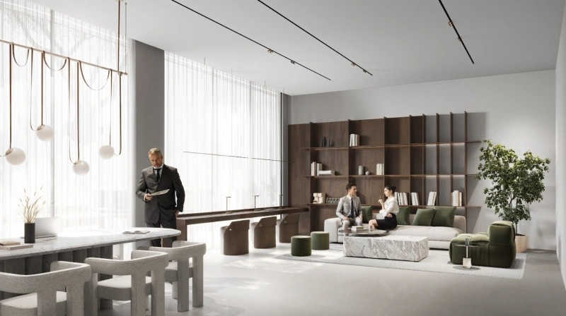 1-Schlafzimmer-Wohnung in "EVERGR1N HOUSE2"