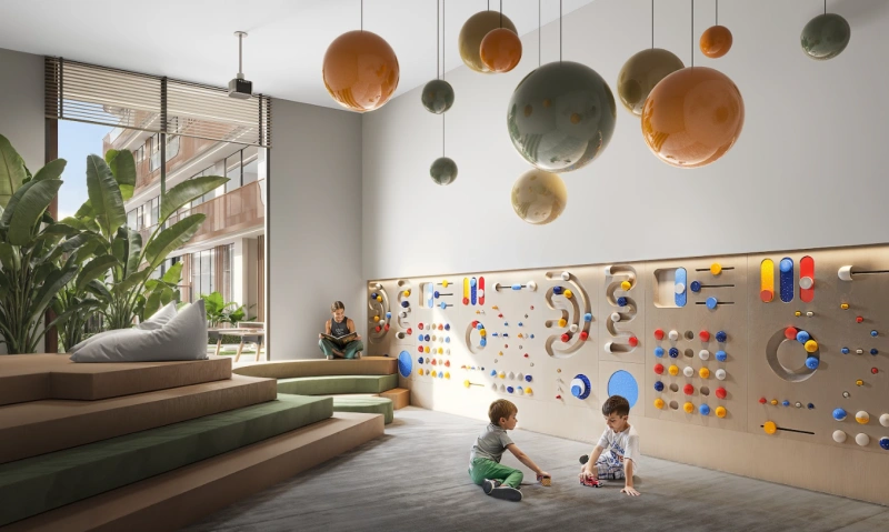 1-Schlafzimmer-Wohnung in "EVERGR1N HOUSE2"