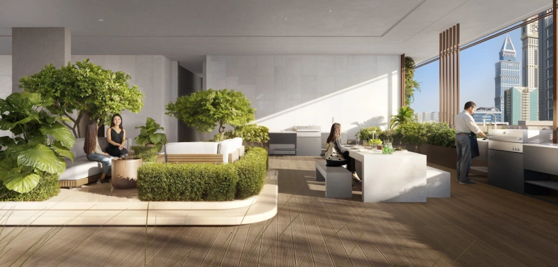 1-Schlafzimmer-Wohnung in "EVERGR1N HOUSE2"