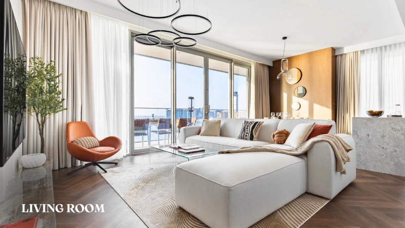 Luxuriöses 3-Zimmer-Apartment in Toplage! Voll möbliert!