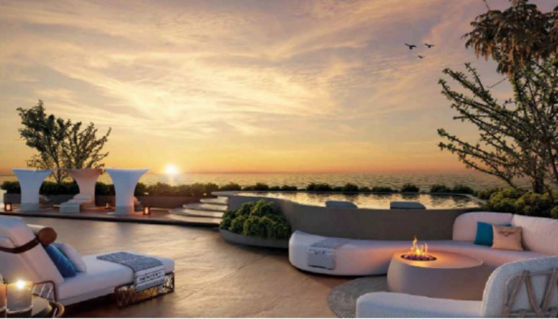 Luxuriöses 3-Zimmer-Apartment am Strand mit Eleganz und Stil