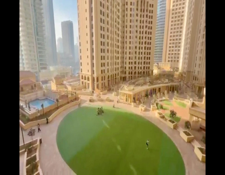 Geräumige 2-Zimmer-Wohnung + Abstellraum | Hochparterre | Blick auf den Yachthafen und die Gemeinde | Sadaf 6 - JBR