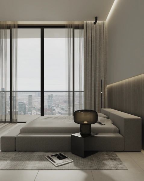 Modernes 2-Zimmer-Apartment mit Zimmermädchen-Zimmer und eigenem Bad!