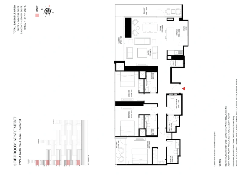 Exquisites 3-Zimmer-Luxusapartment mit Zimmermädchen. Überwältigend und luxuriös. Traumhaft!