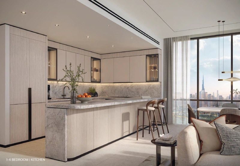 Luxe-Apartment mit 4 Schlafzimmern, Dienstzimmer, Studioraum und riesigem Balkon mit Kanalblick