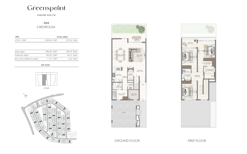 Geräumiges Stadthaus mit 3 Schlafzimmern, Zimmer für Hauspersonal & angrenzendem Bad