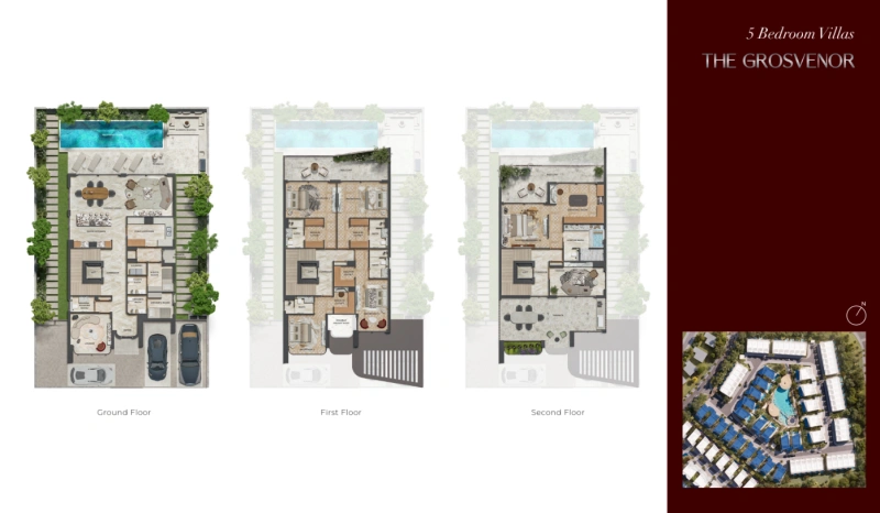 Luxury villa with 5 bedrooms, private pool and smart home system in an exclusive location