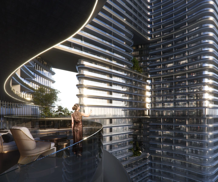 Exclusive and luxurious one bedroom apartment in Binghatti Hills