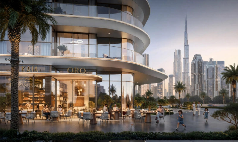 Atemberaubende 3-Zimmer-Wohnung mit Dienstmädchen Zimmer mit elegantem Design