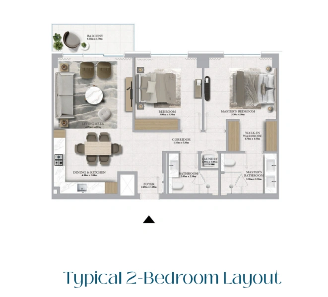 Luxuriöses 2-Zimmer-Apartment mit atemberaubendem Ambiente