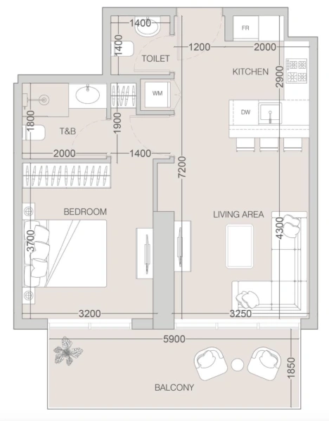 Moderne 2-Zimmer-Etagenwohnung mit Resort-Style Living und Community Lifestyle!