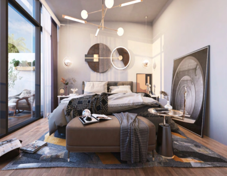 Elegante appartamento con due camere da letto dal design moderno