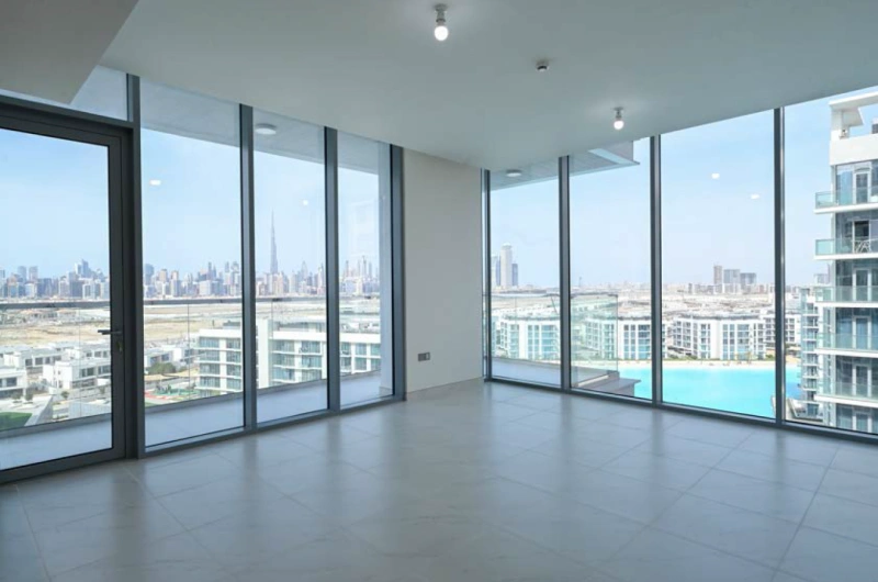 Luxuriöses 3-Zimmer-Apartment mit traumhaftem Blick auf die Lagune & die Skyline von Burj Khalifa