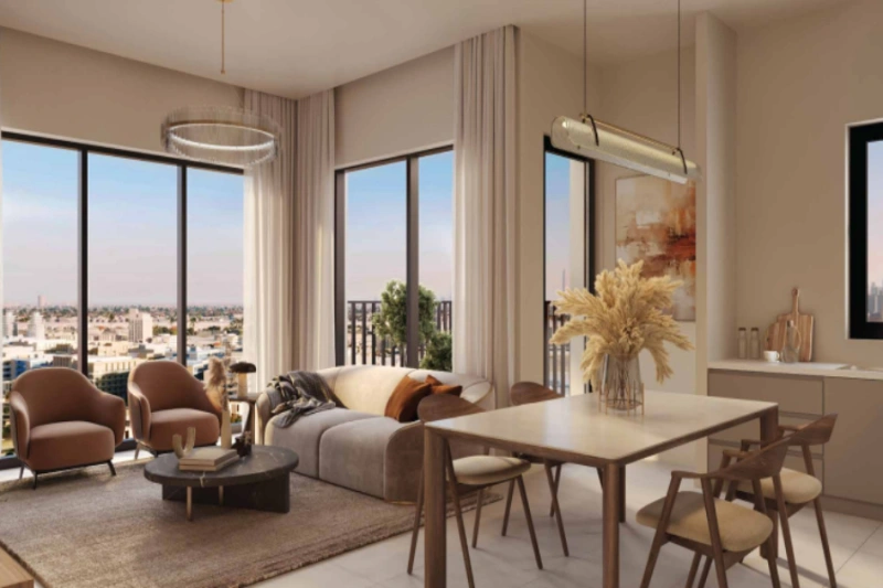 Stilvolles Ein-Zimmer-Apartment mit modernem Design