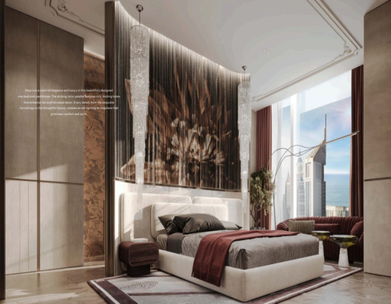 Luxuriöses Penthouse mit vier Schlafzimmern und modernem Design