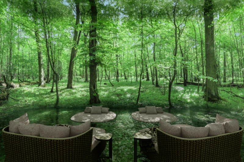 Atemberaubende Ein-Schlafzimmer-Wohnung mit Pool und Panoramablick