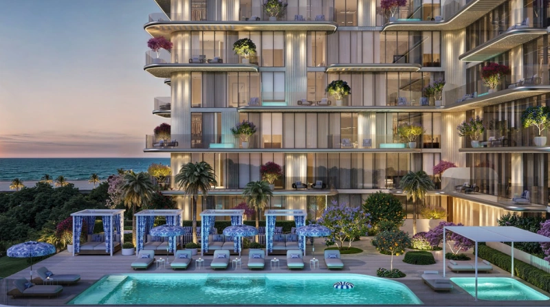 Modernes Apartment mit 2 Schlafzimmern, Balkonpool und privatem Pool!