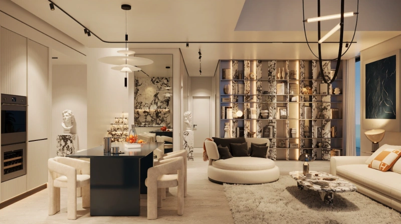 Modernes Apartment mit 2 Schlafzimmern, Balkonpool und privatem Pool!