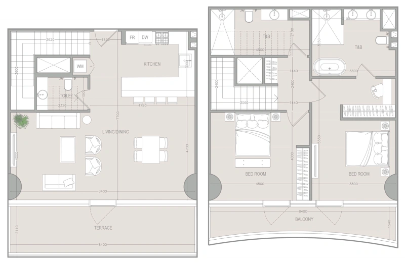 2-Bedroom Apartment in "A1LA RESIDENCE"