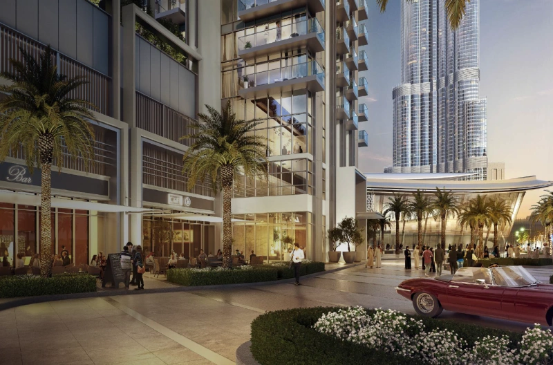 Luxuriöses 4-Schlafzimmer-Apartment mit Blick auf den Burj Khalifa