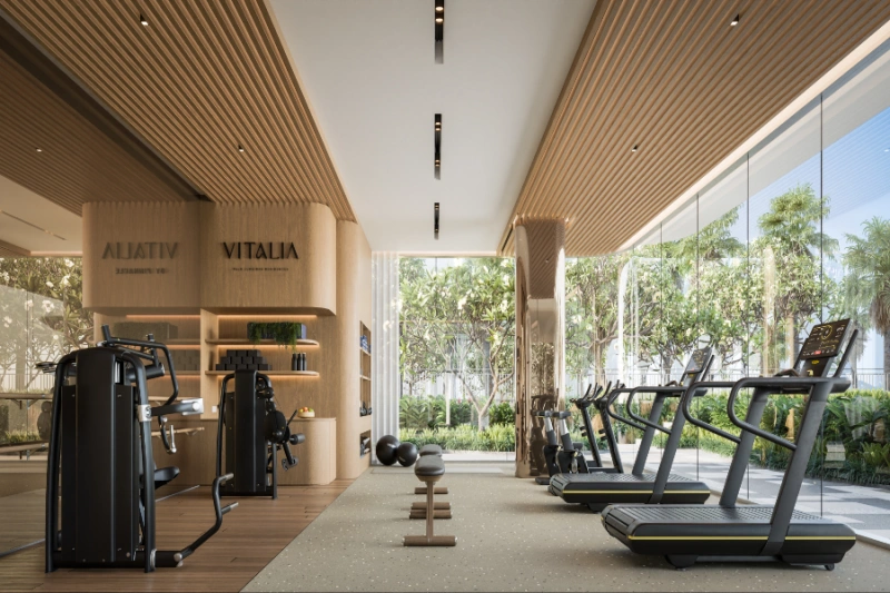 Atemberaubende 2-Schlafzimmer-Wohnung mit Pool und Panoramablick