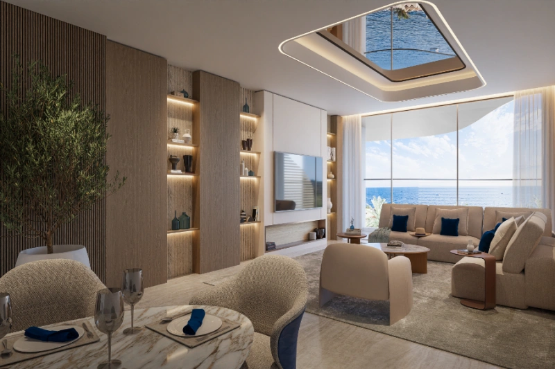 Atemberaubende 2-Schlafzimmer-Wohnung mit Pool und Panoramablick