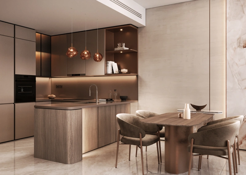 Furnished 2-Zimmer-Wohnung mit Zimmer für das Personal und eigenem Badezimmer