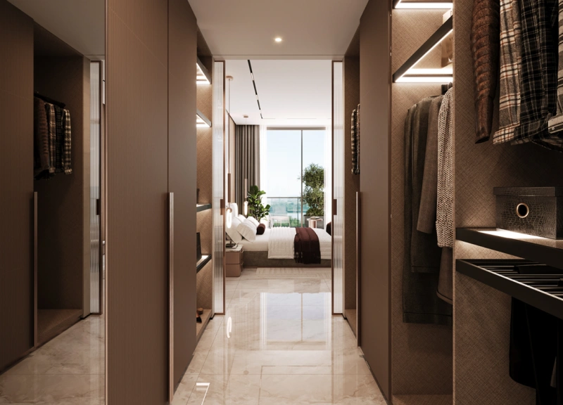 Furnished 2-Zimmer-Wohnung mit Zimmer für das Personal und eigenem Badezimmer