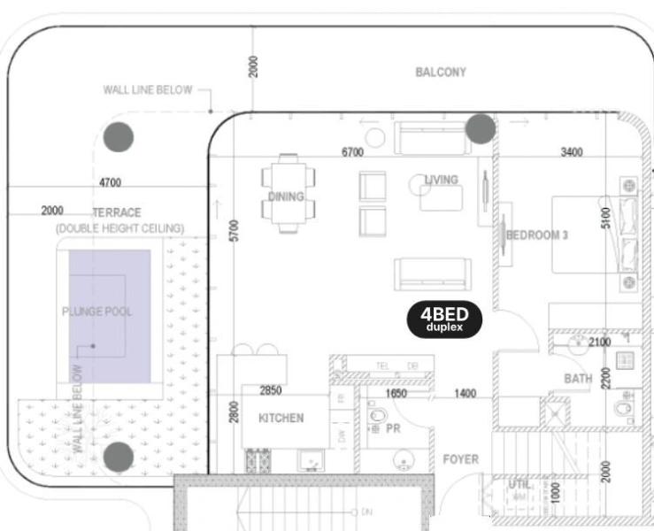 Strandperle: Exklusive Duplex mit 4 Schlafzimmern in Top-Lage