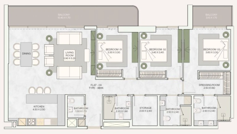 Modernes 3-Zimmer-Haus in Toplage JVC mit Smart Home-Technologie!