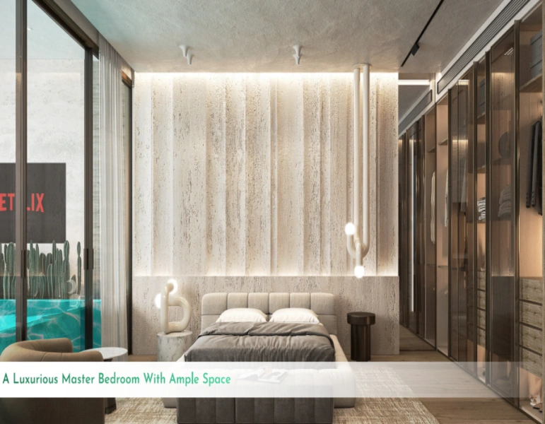 Ein-Schlafzimmer-Apartment mit modernem Design