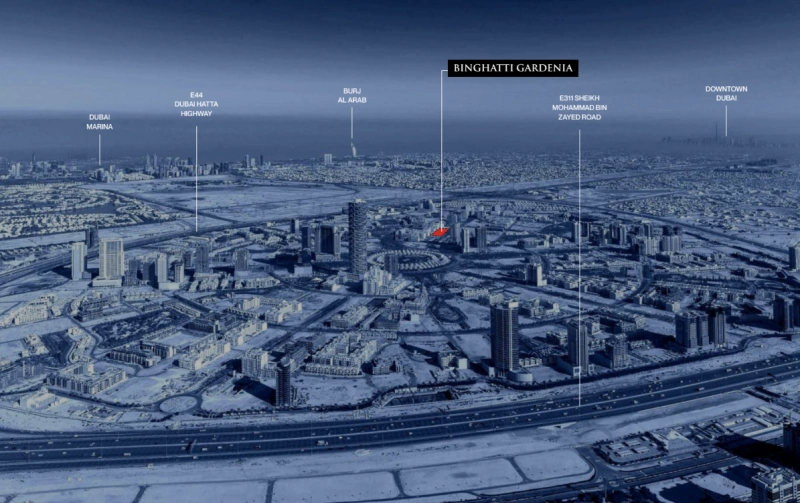 Hochwertiges 1-Zimmer-Apartment im Binghatti Gardenia mit JVC-Community-Blick