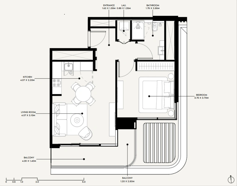 Cozy 1 Bedroom Apartment: Ideal for Small Family!