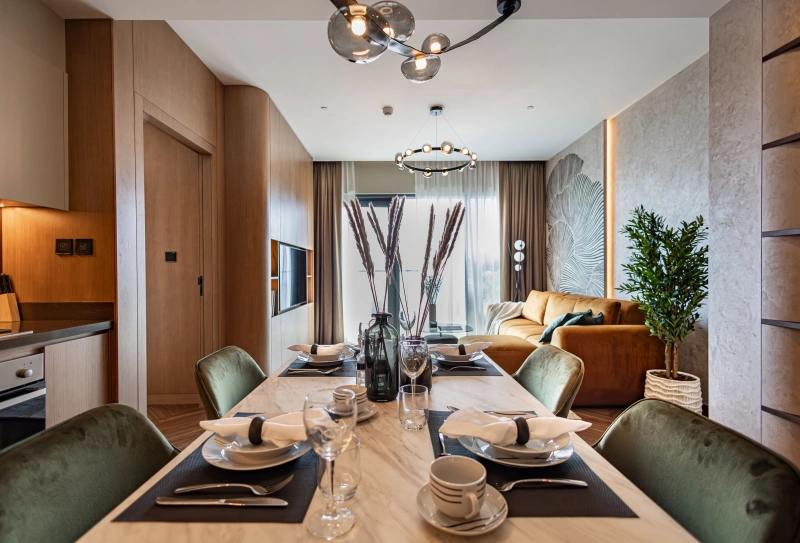 Luxus-Apartment mit Yachthafenblick direkt bei der Marina Mall!