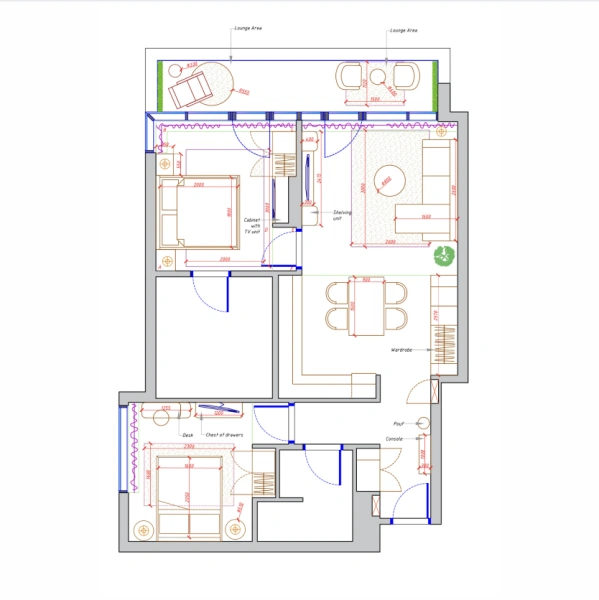 Luxus-Apartment mit Yachthafenblick direkt bei der Marina Mall!