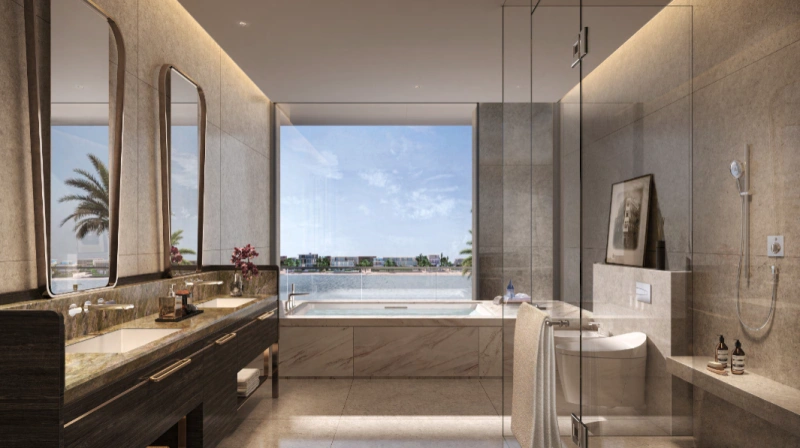 Luxusvilla mit 5 Schlafzimmern, Dachterrasse und Familienzimmer - Meister-Bett mit Meerblick