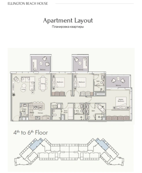 Luxuriöse 3-Zimmer-Wohnung direkt am Strand - Exklusives Küstenleben