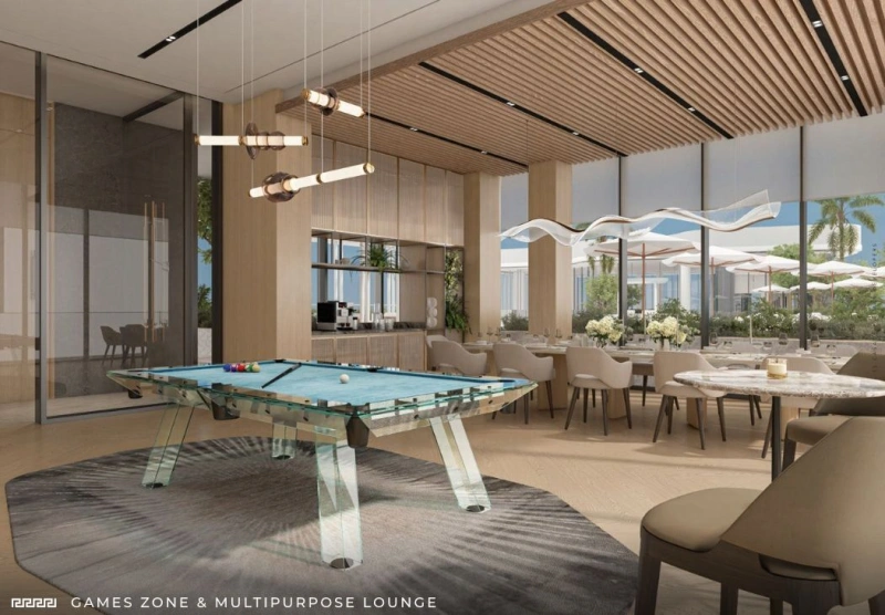 Luxuriöses 1 Schlafzimmer mit Sky Garden und Beach Edge Pool in Toplage!