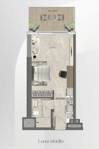 Gemütliches Studio-Apartment mit tollen Annehmlichkeiten in bester Lage!