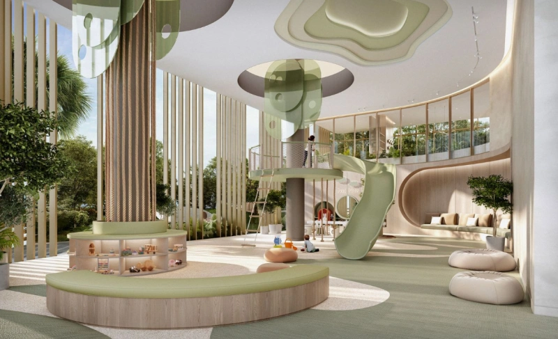 Geräumige 3-Bett-Wohnung mit Dienstmädchen Zimmer, riesige Layout und beeindruckende Aussicht