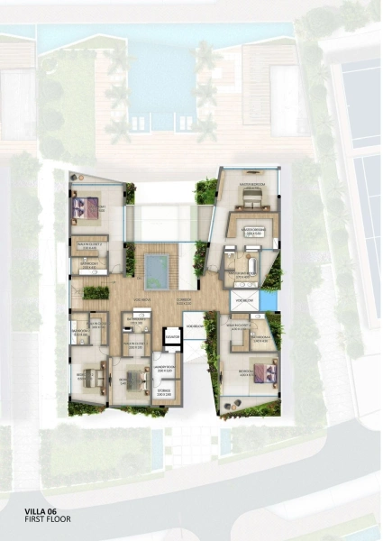 Ultra-Luxus-Villa mit 7 Schlafzimmern in der Altissima-Gemeinde, Al Barari