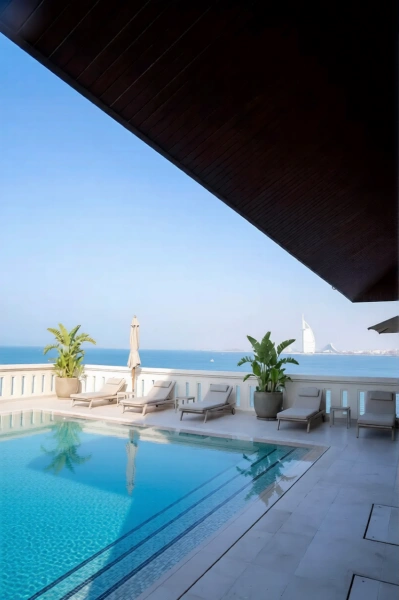 Luxuriöses 5-Schlafzimmer-Penthouse mit fantastischem Meerblick in bester Lage