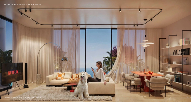 Luxuriöses Wohnen direkt am Strand in einem elegant gestalteten 4-Schlafzimmer-Apartment