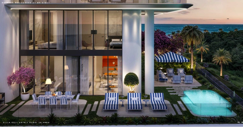 Luxuriöses Wohnen direkt am Strand in einem elegant gestalteten 4-Schlafzimmer-Apartment