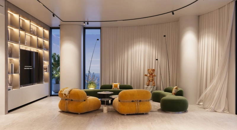 4-Zimmer-Apartment mit eigenem Pool auf dem Balkon: Strandnähe, Eleganz, Luxus pur!