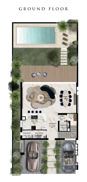 Elegante Luxusvilla am Strand mit 3 Schlafzimmern - Leben direkt am Meer!